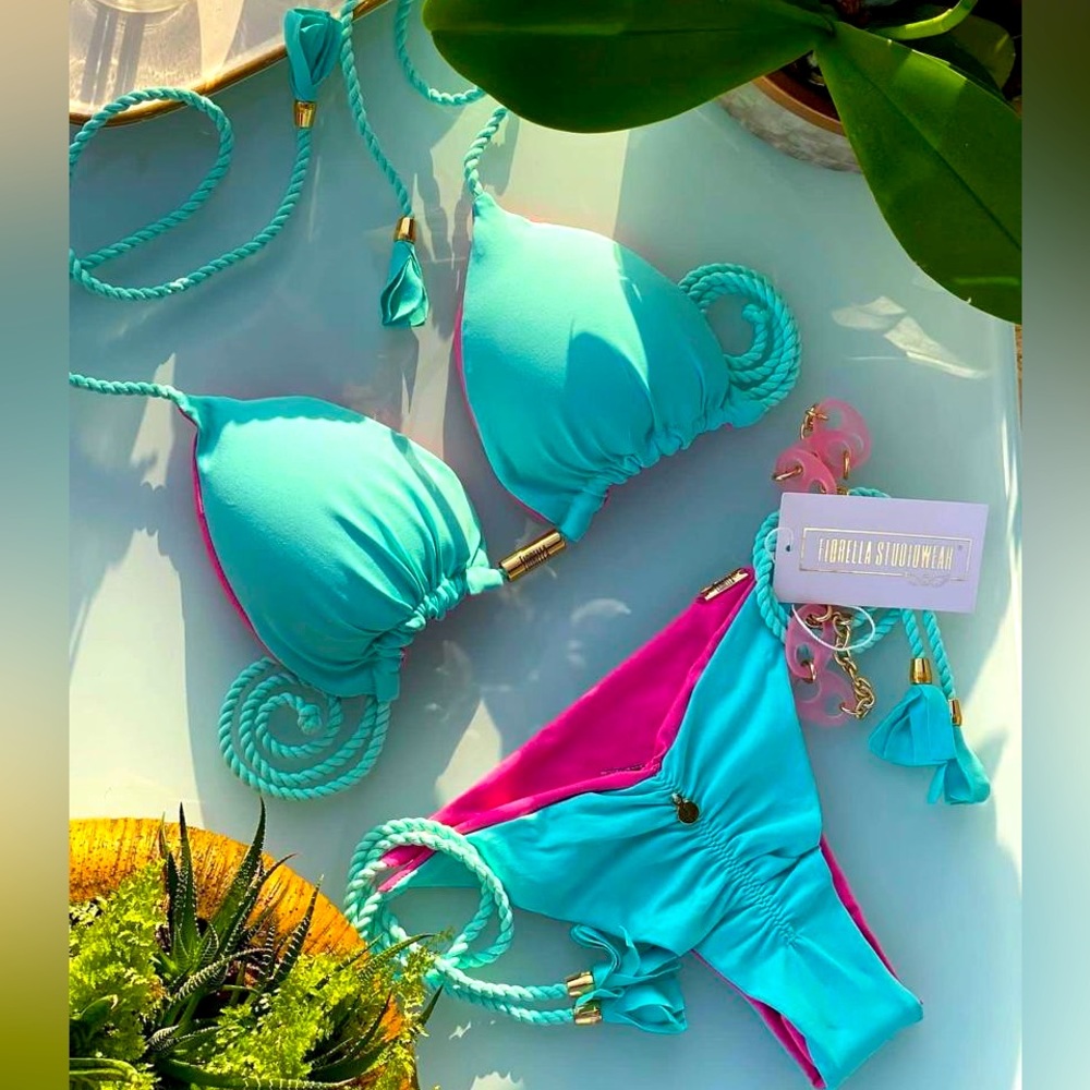 Brand new Fiorella Brazilian Swimsuit in Large. Reversible!!!!!!